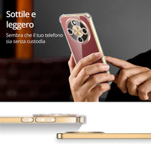 Carica l'immagine nel visualizzatore di Gallery, Oududianzi - Anti Ingiallimento Chiaro Cover per Honor Magic 8 Lite, Custodia Antiurto Trasparente per Assorbimento degl