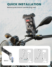 Carica l'immagine nel visualizzatore di Gallery, Grefay Supporto Telefono Moto Porta Cellulare Moto Specchietto Retrovisore