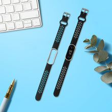 Carica l'immagine nel visualizzatore di Gallery, kwmobile 2x Cinturino TPU Silicone Fibbia Compatibile con Xiaomi Mi Smart Band 6 / Mi Band 6 / Band 5 Cinturino - Cintur