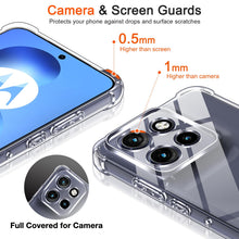 Carica l'immagine nel visualizzatore di Gallery, iVoler Cover per Motorola Moto Edge 60 Neo 5G / Edge 50 Neo 5G, Custodia Antiurto Trasparente per Assorbimento degli Urt