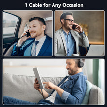 Carica l'immagine nel visualizzatore di Gallery, aceyoon 240W Multi Cavo di Ricarica 4 in 1 Caricatore USB Ricarica Multiplo,1.2M USB C/A a Lighting/USB C Cavo di Ricari