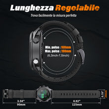 Carica l'immagine nel visualizzatore di Gallery, Compatibile con il cinturino Garmin Forerunner 165/245/645/158/55, cinturini sportivi di ricambio in nylon da 20 mm per 