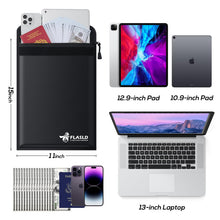 Carica l'immagine nel visualizzatore di Gallery, FLASLD Porta Documenti Impermeabile e Ignifuga Borsa Porta Documenti Moto Borsa di Sicurezza per Barca Impermeabile Viag