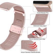 Carica l'immagine nel visualizzatore di Gallery, Cinturino per Amazfit GTS, 20mm Cinturino in Acciaio Inossidabile in Metallo Cinturino per Amazfit GTR 42mm/Amazfit GTS/