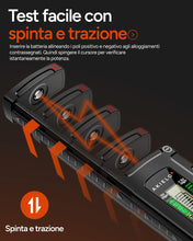 Carica l'immagine nel visualizzatore di Gallery, AKIELO+ Tester Digitale per Batterie – Display LCD di Facile Lettura – Nessuna Batteria Necessaria – Verificatore Univer