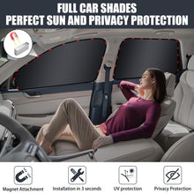 Carica l'immagine nel visualizzatore di Gallery, ZATOOTO Parasole de Auto (4 Pezzi), Tendine Auto Magnetiche per Bloccare Raggi UV e Calore