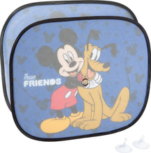 Carica l'immagine nel visualizzatore di Gallery, Tataway Tendine laterali auto Mickey Mouse 44x35 cm – Parasole per bambini con grafica ufficiale Topolino su sfondo blu,