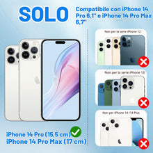 Carica l'immagine nel visualizzatore di Gallery, imluckies Pellicola Fotocamera Compatibile con iPhone 14 Pro / 14 Pro Max, AR+AF Vetro Temperato Protezione Fotocamera, 