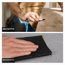 Carica l'immagine nel visualizzatore di Gallery, Carehabi Set di carta vetrata 60 80 120 150 180 240 320 400 600 carta abrasiva bagnata e asciutta per auto, mobili in le