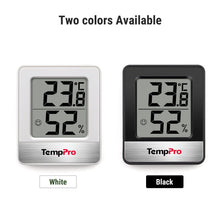 Carica l'immagine nel visualizzatore di Gallery, TempPro TP49 Mini Igrometro Termometro Digitale, Interno per Casa,Bianco