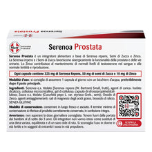 Carica l'immagine nel visualizzatore di Gallery, Matt Pharma, Serenoa Prostata, Integratore Alimentare a Base di Zinco, Serenoa Repens e Semi di Zucca, Utile per la Funz