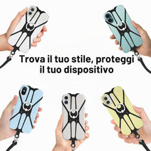 Carica l'immagine nel visualizzatore di Gallery, Kinizuxi 2 Pack Crossbody Phone Lanyard with Adjustable Neck Strap and Mobile Phone Ring Grip, Universal Smartphone Stra