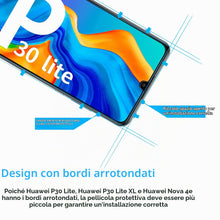 Carica l'immagine nel visualizzatore di Gallery, NEW'C Pellicola Vetro per Huawei P30 Lite, Nova 4e, in Vetro Temperato