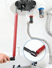 Carica l'immagine nel visualizzatore di Gallery, Chiave lavabo con chiavi a tubo e chiave per lavabo, rubinetto a colonna e sedile WC, regolabile 8–12 mm, strumento robu