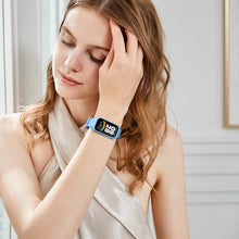 Carica l'immagine nel visualizzatore di Gallery, 6 Pezzis Silicone Cinturini Compatibile con Xiaomi Smart Band 9 Active/Redmi Smart Band 3, Regolabile Sportivo Cinturino