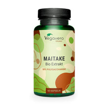 Carica l'immagine nel visualizzatore di Gallery, MAITAKE BIO Vegavero® | con 50% di Polisaccaridi | 7500 mg (15:1) di estratto | 60 capsule | Vegan