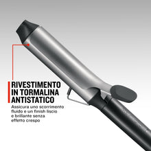 Carica l'immagine nel visualizzatore di Gallery, Remington Ferro Arricciacapelli - Per riccioli grandi 38mm - Protezione 4 volte, Rivestimento in tormalina e ceramica, D