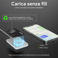 Carica l'immagine nel visualizzatore di Gallery, VOCOlinc Air Tag Card Compatibile con Android Google Funzioni Trova o iOS Apple Dov'è App, Ricaricabile Wallet Tracker C