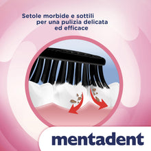 Carica l'immagine nel visualizzatore di Gallery, Mentadent Spazzolino Gengive Sensibili, Setole Soft, 4 Spazzolini