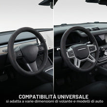 Carica l'immagine nel visualizzatore di Gallery, GXGM Coprivolante Auto In Microfibra Traspirante E Antiscivolo, Comodo Da Tenere In Mano, Universale Per Tutte Le Stagio