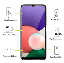 Carica l'immagine nel visualizzatore di Gallery, Vetro Temperato per Samsung Galaxy A13 4G / A13 5G [3 Pezzi] Vetrino Protettivo Pellicola Protezione Schermo