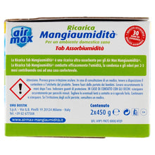 Carica l'immagine nel visualizzatore di Gallery, Air Max Mangiaumidatà Ricarica Tab Neutra 2 X 450Gr