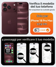 Carica l'immagine nel visualizzatore di Gallery, CANSHN Magnetica Cover per iPhone 18 Pro Max,Rosso Ciliegia
