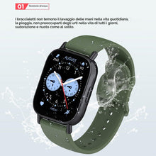 Carica l'immagine nel visualizzatore di Gallery, 2 Pezzi Cinturini Compatibili con Redmi Watch 5 Active/Redmi Watch 5 Lite Bracciale, 22MM Cinturini Sportivi in Silicone