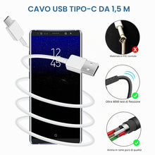 Carica l'immagine nel visualizzatore di Gallery, Caricabatterie per Samsung, Caricatore con Cavo USB C Originale Ricarica Rapida 1,5 M Compatibile con Samsung Galaxy S23