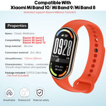 Carica l'immagine nel visualizzatore di Gallery, BDIG 12 Pezzi Cinturino Compatibile con Xiaomi Mi Band 10/9/8,Cinturino di Ricambio per Orologio in Silicone Morbido Col