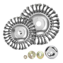 Carica l'immagine nel visualizzatore di Gallery, 2 Pezzi Testina Decespugliatore, 25.4mm Spazzola per Erbacce con 4 Accessori, Spazzola per Decespugliatore per la Pulizi