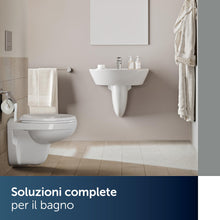 Carica l'immagine nel visualizzatore di Gallery, Ideal Standard Eurovit Universal sedile per WC standard, ovale – Bianco