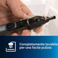 Carica l'immagine nel visualizzatore di Gallery, Philips Nose Trimmer Serie 3000 Rifinitore per Peli di Naso, Orecchie e Sopracciglia (modello NT3650/16)