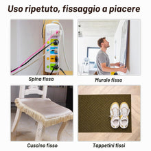 Carica l'immagine nel visualizzatore di Gallery, Nastro Autoadesivo Extra Forte, Biadesivo per tessuti 10cm Largo e 3M Lungo, Feltro Adesivo Mantiene Cuscini del Divano 