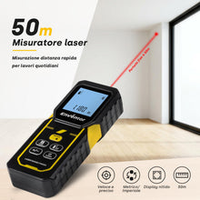 Carica l'immagine nel visualizzatore di Gallery, Enventor Misuratore Laser, Distanziometro Laser 50M, Precisione ±3mm