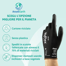 Carica l'immagine nel visualizzatore di Gallery, Ansell HyFlex 48-101 Guanti da Lavoro Sottili, Fodera Elastica con Rivestimento in Poliuretano, Protezione Professionale