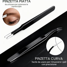 Carica l'immagine nel visualizzatore di Gallery, G.CATACC 4 Pezzi Pinzette di Precisione, Kit di Pinzette Curve e Appuntite