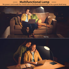 Carica l'immagine nel visualizzatore di Gallery, Mojimdo 160LED Lampada da terra [3 colori e 10 luminosità] Lampada da lettura LED sottile da terra, luce a collo d'oca f