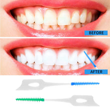 Carica l'immagine nel visualizzatore di Gallery, 200 Pezzi Scovolini dentali, Scovolino Interdentale Silicone
