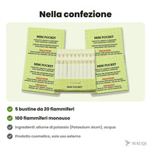 Carica l'immagine nel visualizzatore di Gallery, MAUQI Fiammiferi Emostatici Allume di Potassio, 100 Pezzi Monouso