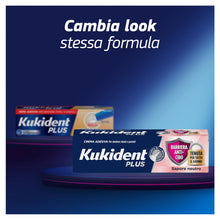 Carica l'immagine nel visualizzatore di Gallery, Kukident Plus Barriera Anti-cibo Crema Adesiva per Protesi Dentali, 3x35g