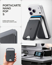 Carica l'immagine nel visualizzatore di Gallery, Spigen Nano Pop S MagFit Portafoglio Magnetico 5 Carte MagSafe &amp; Pixelsnap