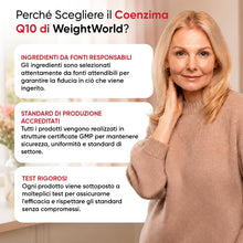 Carica l'immagine nel visualizzatore di Gallery, Coenzima Q10 Vegano, 200mg per Dose, 1 Capsula al Giorno, 120 Capsule