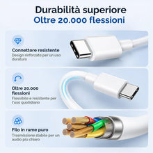 Carica l'immagine nel visualizzatore di Gallery, Adattatore 2-in-1 USB-C a Jack 3,5 mm con Ricarica Rapida PD 60W