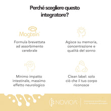 Carica l'immagine nel visualizzatore di Gallery, NOVIQA Magnesio L-Treonato Magtein® 2000 mg, 60 Compresse, Integratore Magtein Magnesio Treonato Puro ad Alta Biodisponi