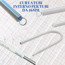 Carica l'immagine nel visualizzatore di Gallery, Strumento a molla interna per piegare tubi multistrato in plastica PEX da 16 mm