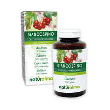 Carica l'immagine nel visualizzatore di Gallery, Biancospino (Crataegus oxyacantha) foglie e fiori Naturalma - 150 g - 300 compresse - Integratore alimentare - Naturale 