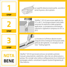 Carica l'immagine nel visualizzatore di Gallery, SIKA - Sigillante per auto e camper - Sikaflex 521 UV - Bianco - 300ml