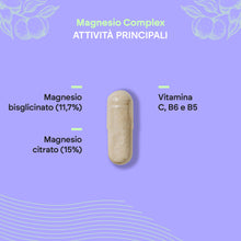 Carica l'immagine nel visualizzatore di Gallery, Magnesio Bisglicinato + Citrato 2145mg - Vitamine B5, B6 e C