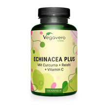 Carica l'immagine nel visualizzatore di Gallery, Echinacea Complex | con Vitamina C, Zinco, Reishi e Curcuma | per Sistema Immunitario | Senza Additivi e Certificato in 